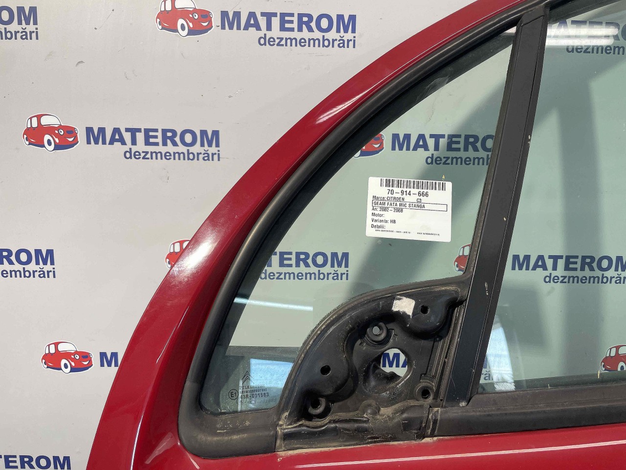 GEAM FATA MIC STANGA CITROEN C3 C3 - - (2002 2008)