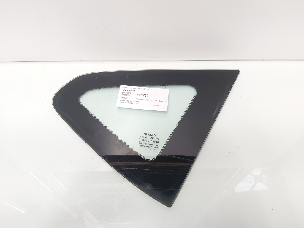 Geam fix caroserie dreapta spate, Nissan Qashqai (id:694720)