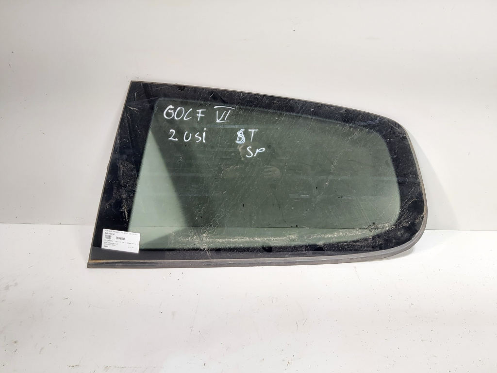 Geam fix caroserie stanga spate, Vw Golf 6 (5K1) (id:707670)