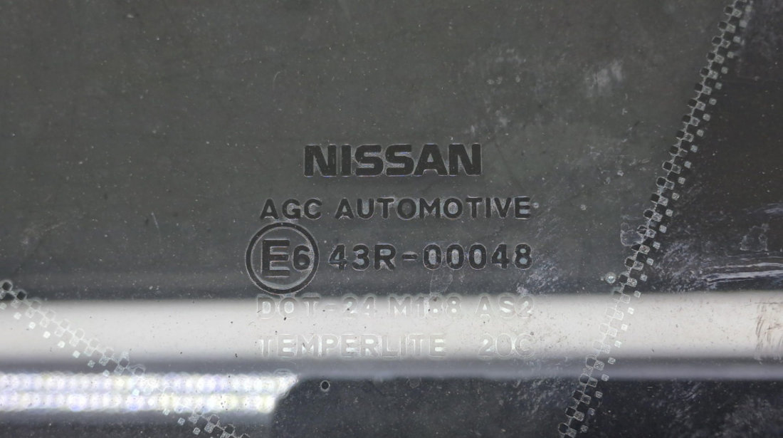 Geam fix dreapta spate e643r-00048 Nissan Qashqai J10 [2007 - 2010]