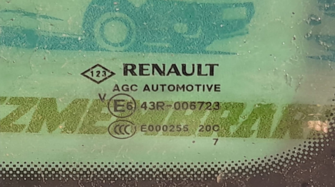 Geam fix dreapta spate Renault Megane 4 [2016 - 2020]