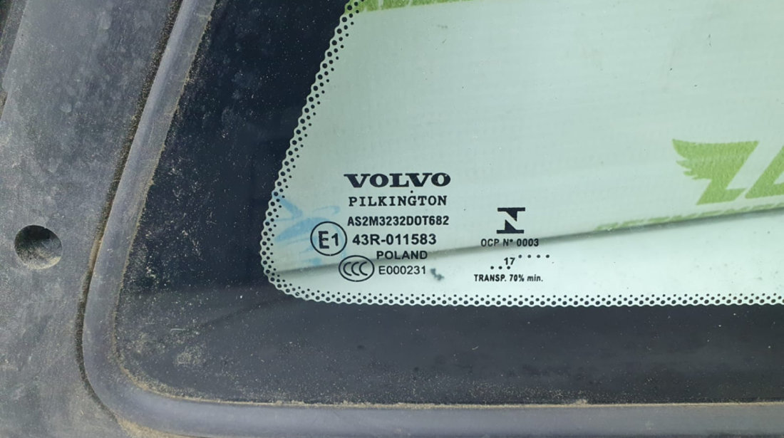 Geam fix dreapta spate Volvo XC60 2 [2017 - 2020]