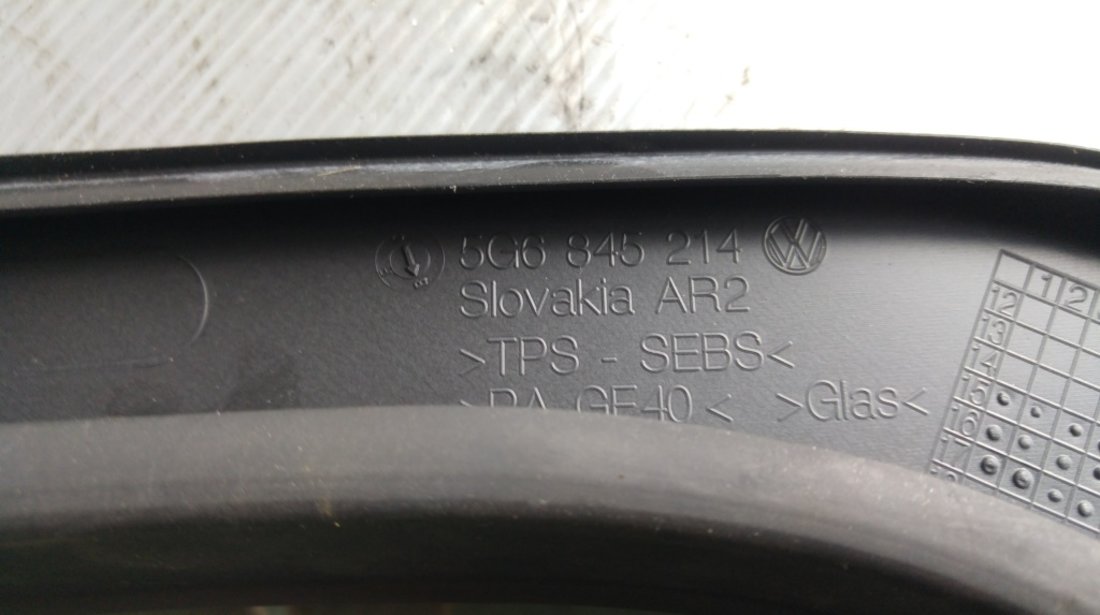 Geam fix dreapta spate vw golf 7 hatchback 43r-001057 5g6845213