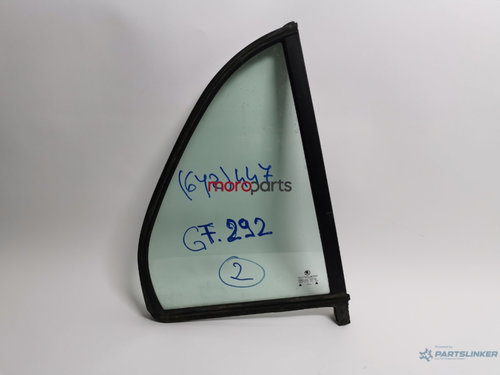 Geam fix lateral dreapta spate SKODA FABIA (6Y2) [ 1999 - 2008 ] 1.2 (AZQ, BME) 47KW|64HP VAG OEM GF...