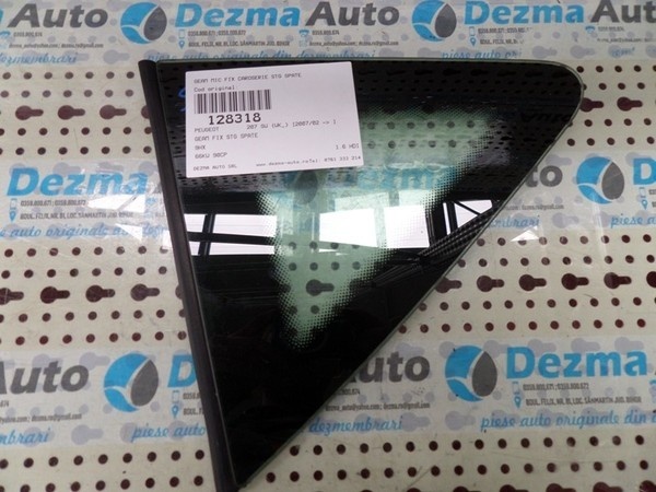 Geam fix mic stanga spate Peugeot 207 SW