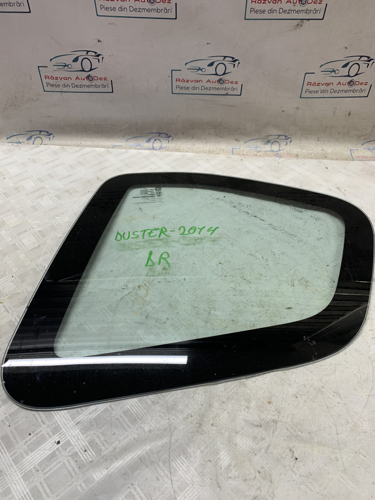 Geam fix spate dreapta Dacia Duster - Motorina 2014, -