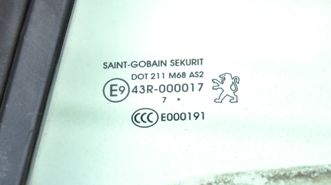 Geam Fix Spate,stanga Peugeot 207 CC (WD) 2007 - Prezent Benzina 9680223280, 96 802 232 80