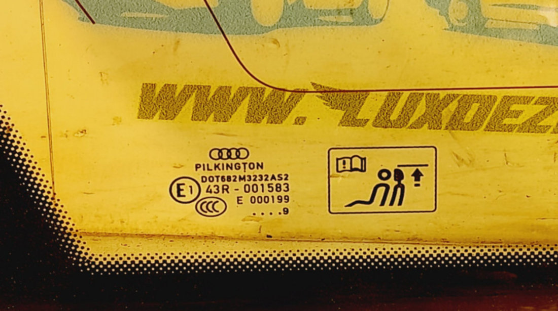Geam fix stanga spate Audi A4 B8/8K [2007 - 2011]