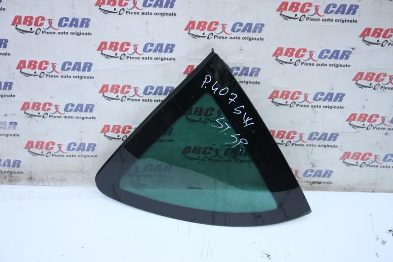Geam fix stanga spate langa luneta Peugeot 407 2004-2010
