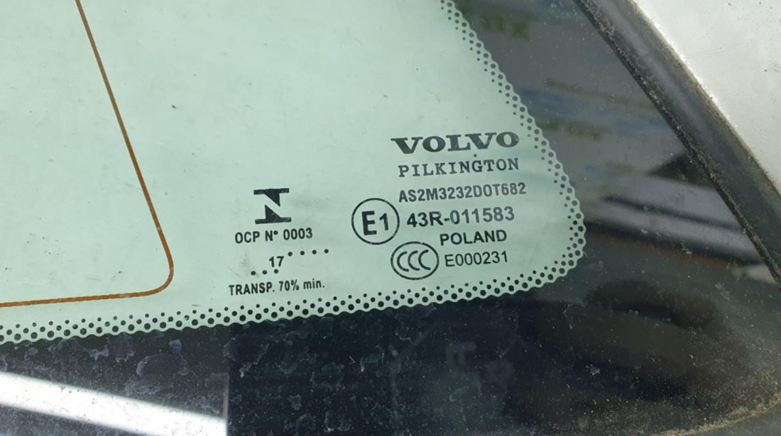 Geam fix stanga spate Volvo XC60 2 [2017 - 2020]