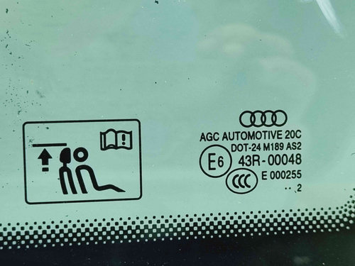 Geam fix usa dreapta spate Audi A4 (8K2, B8) Facelift [Fabr 2008-2015] OEM