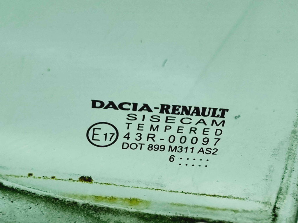 Geam fix usa dreapta spate Dacia Sandero 2 Hatchback [Fabr 2012-2022] OEM