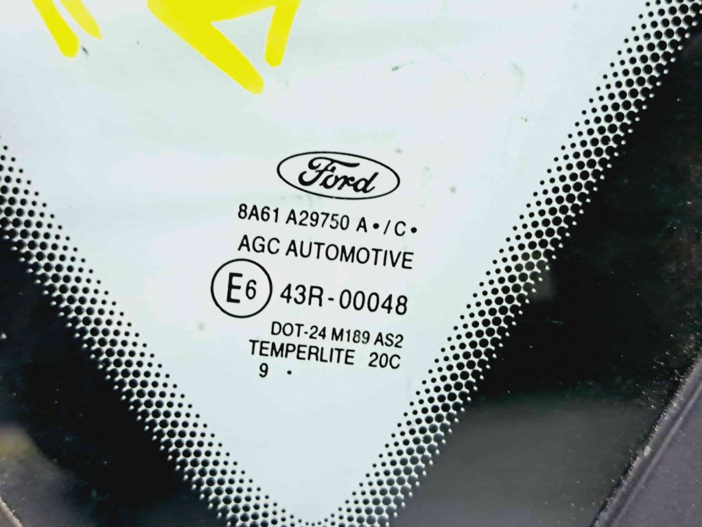 Geam fix usa dreapta spate Ford Fiesta 6 [Fabr 2008-2019] OEM
