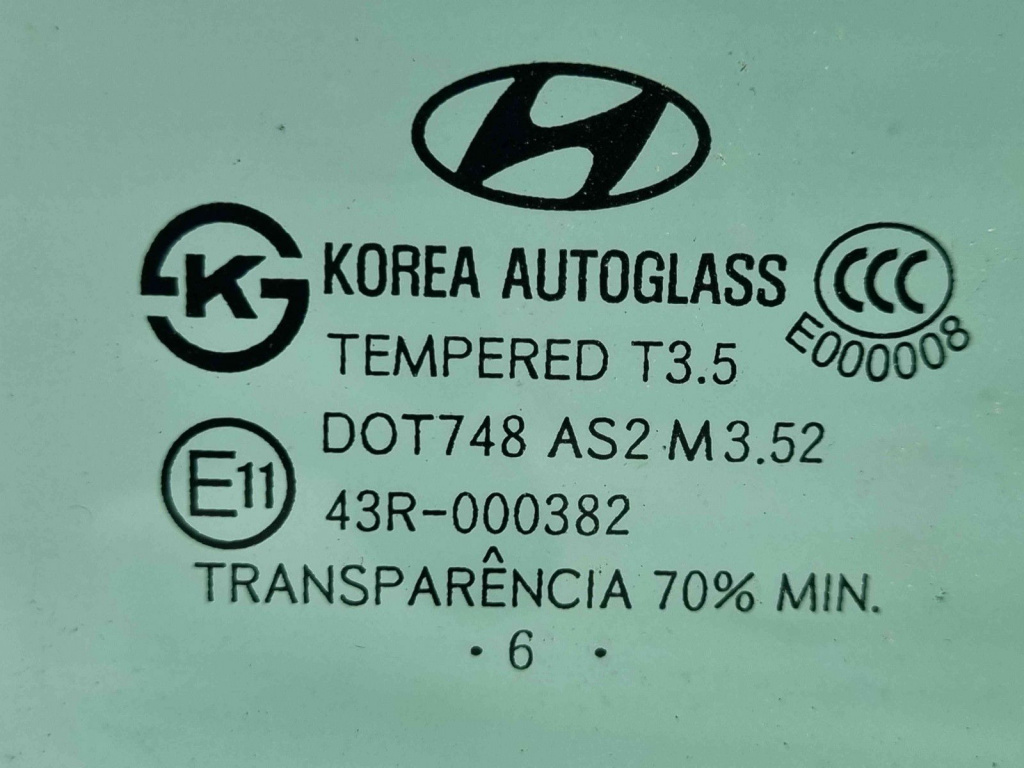 Geam fix usa dreapta spate Hyundai Santa Fe 2 (CM) [Fabr 2005-2012] OEM