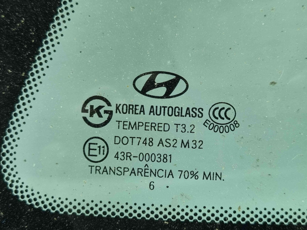 Geam fix usa dreapta spate Hyundai Santa Fe 2 (CM) [Fabr 2005-2012] OEM