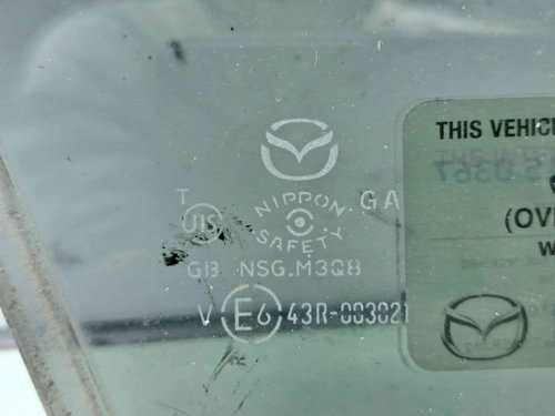 Geam fix usa dreapta spate MAZDA 6 (GJ1) [Fabr 2014-2021] OEM
