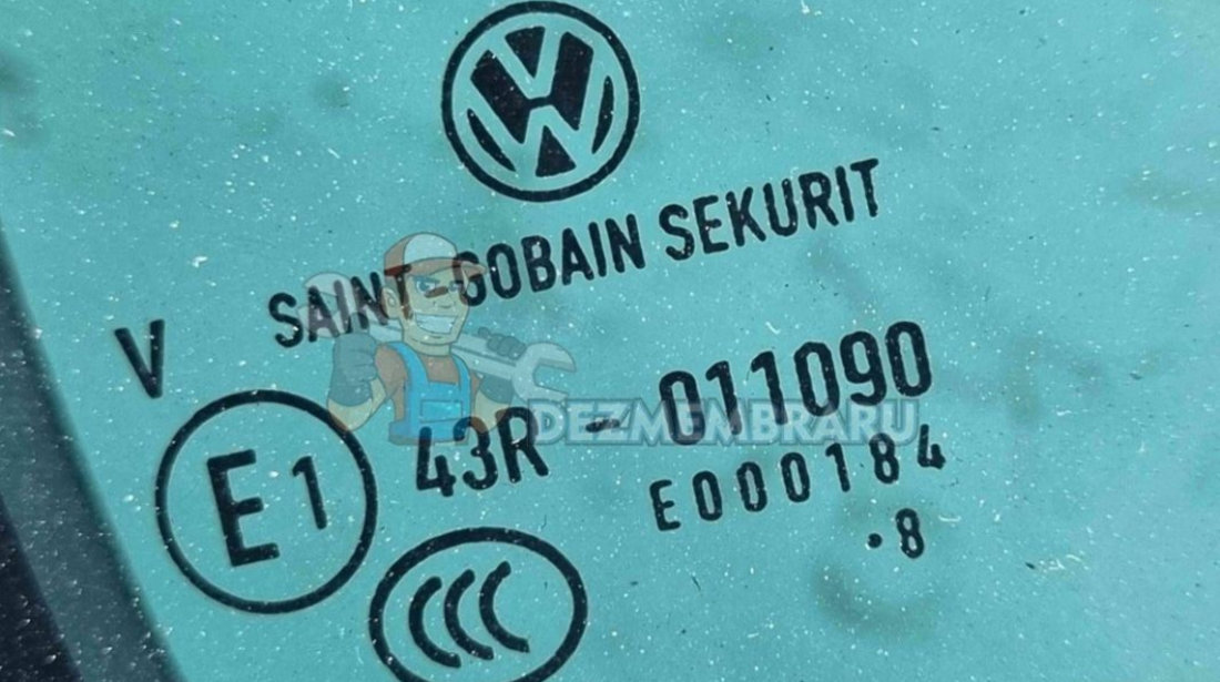 Geam fix usa dreapta spate Volkswagen Passat Variant (3G5) [Fabr 2015-2023] OEM