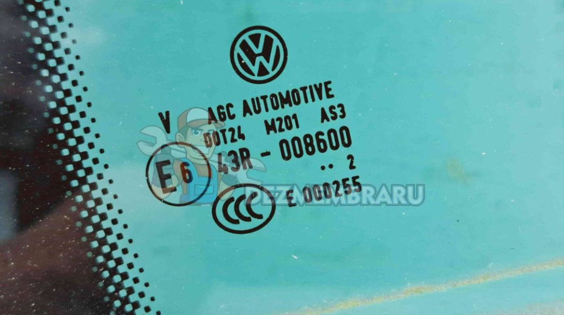 Geam fix usa dreapta spate Volkswagen Tiguan (5N) [Fabr 2007-2016] OEM