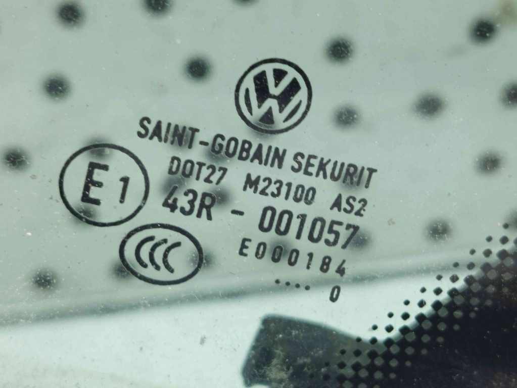 Geam fix usa stanga spate Volkswagen Golf 6 (5K1) [Fabr 2009-2013] OEM
