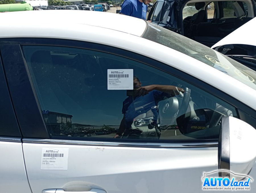 Geam Lateral Dreapta Fata Culisant, Hb Mazda 3 Berlina 2013