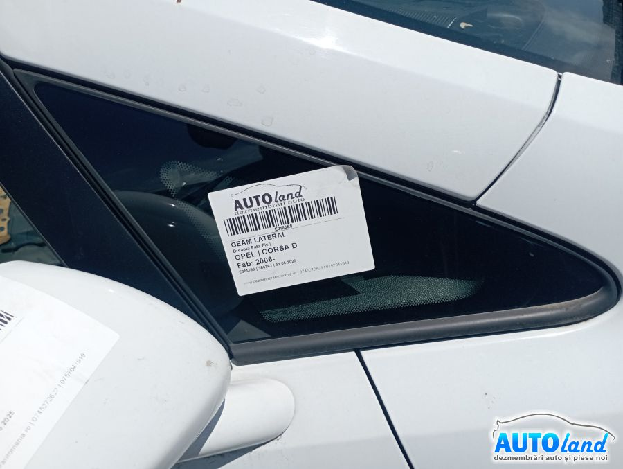 Geam Lateral Dreapta Fata Fix Opel CORSA D 2006