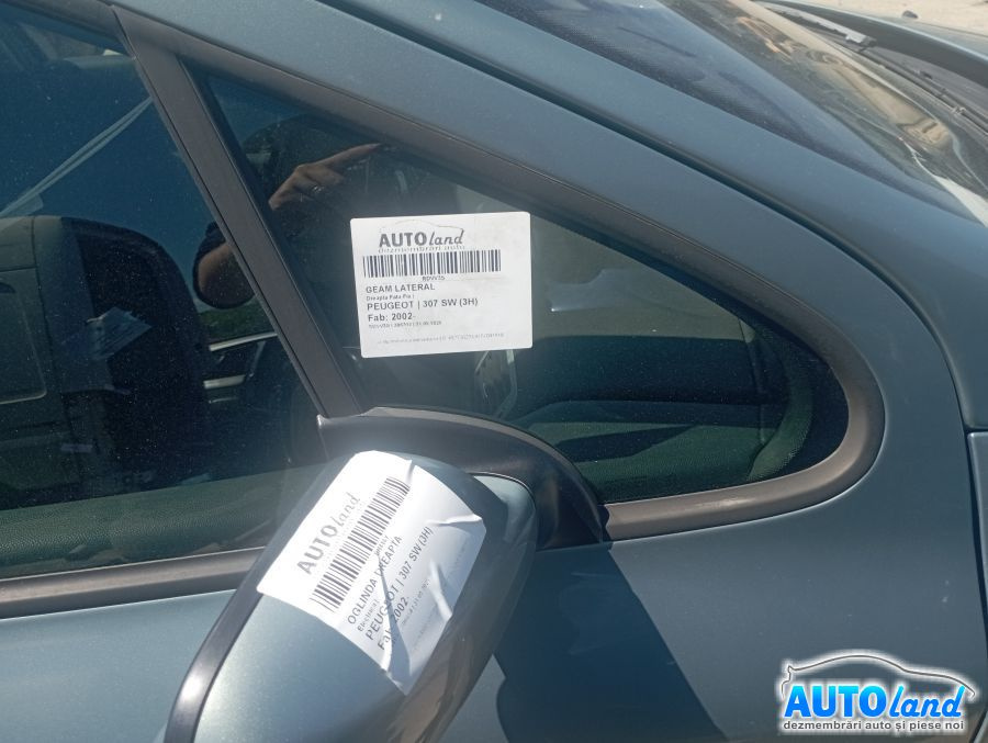 Geam Lateral Dreapta Fata Fix Peugeot 307 SW 3H 2002