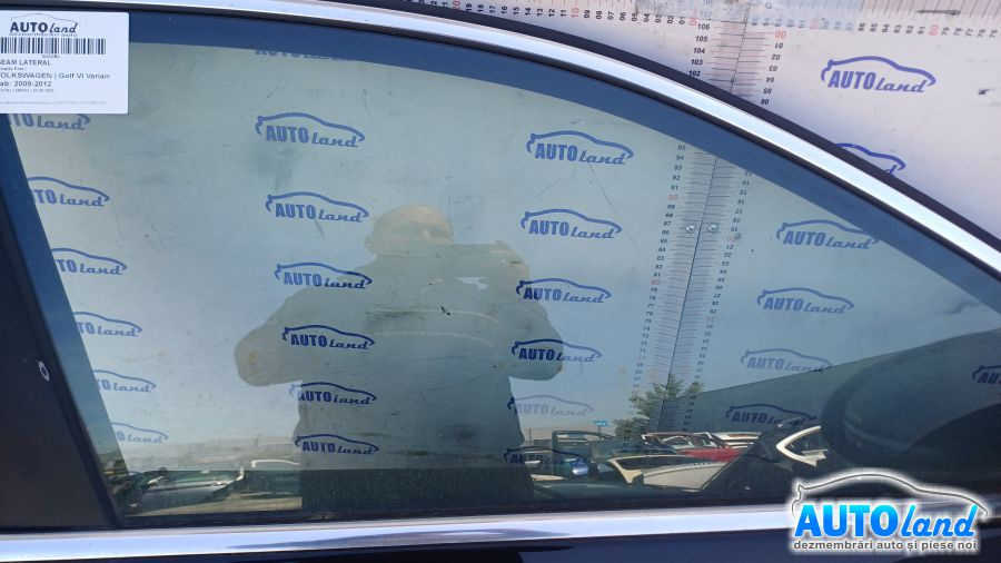 Geam Lateral Dreapta Fata Volkswagen Golf VI Variant 2009-2012