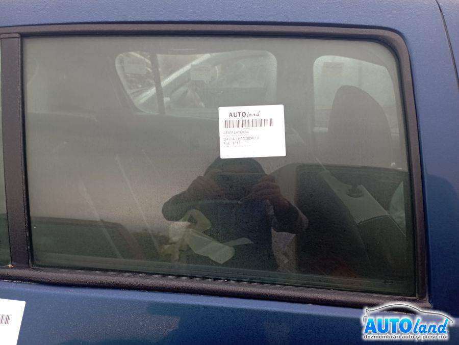 Geam Lateral Dreapta Spate Culisant Dacia SANDERO II 2013