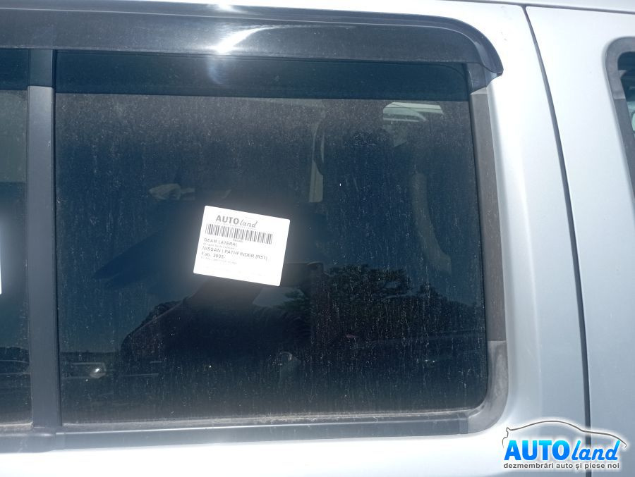 Geam Lateral Dreapta Spate Culisant Nissan PATHFINDER R51 2005