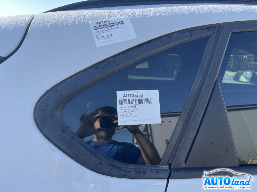 Geam Lateral Dreapta Spate Fix de pe Caroserie BMW 2 F45 2013