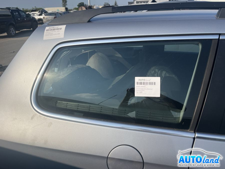 Geam Lateral Dreapta Spate Fix de pe Caroserie Volkswagen PASSAT Variant 3C5 2005