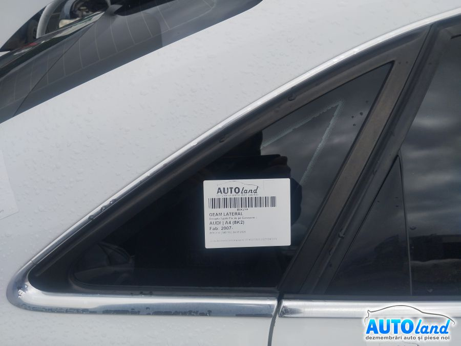 Geam Lateral Dreapta Spate Fix de pe Caroserie Audi A4 8K 2007