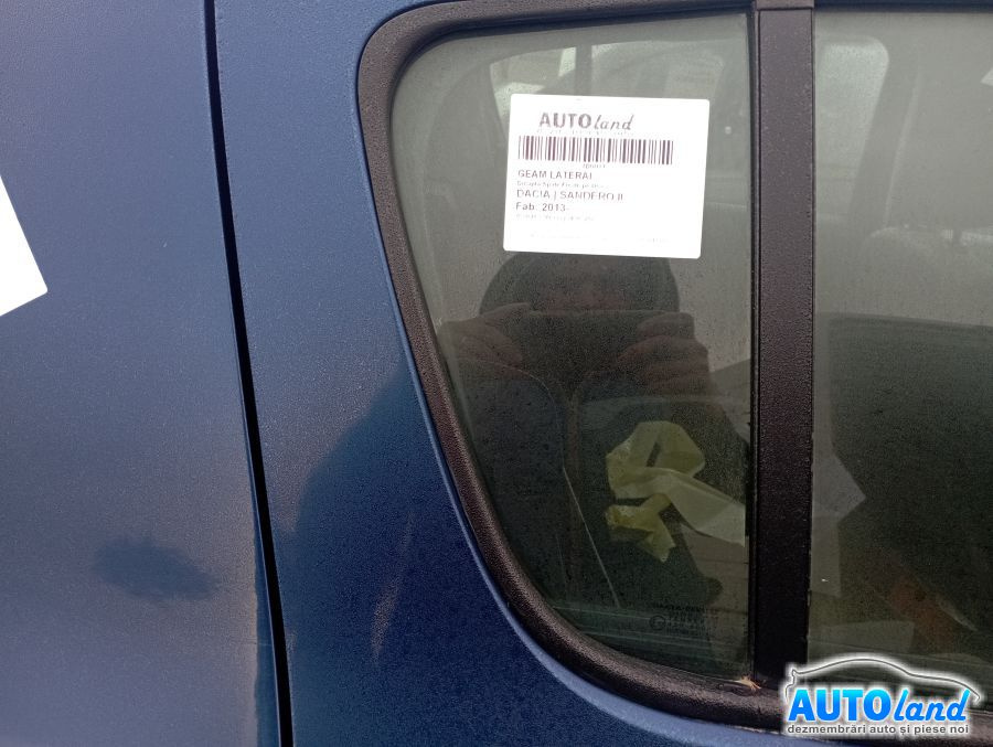 Geam Lateral Dreapta Spate Fix de pe Usa Dacia SANDERO II 2013