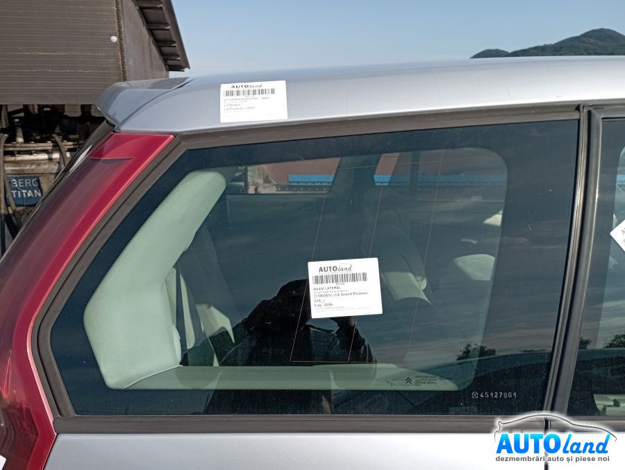 Geam Lateral Dreapta Spate Fix pe Caroserie Citroen C4 Grand Picasso UA 2006