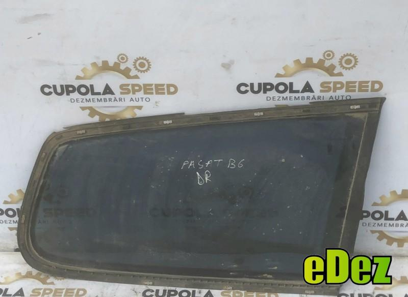 Geam lateral fix dreapta spate Volkswagen Passat B6 3C (2005-2010)