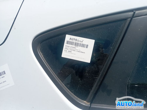 Geam Lateral Spate Dreapta de pe Caroserie, Fix Opel ASTRA J hatchback 2009
