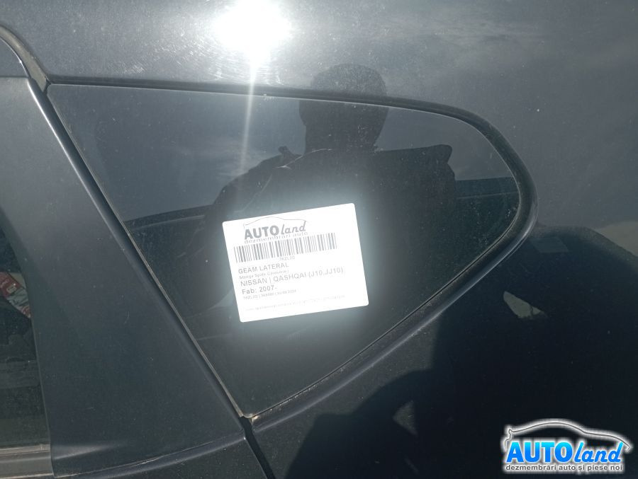Geam Lateral Stanga Spate Caroserie Nissan QASHQAI J10,JJ10 2007