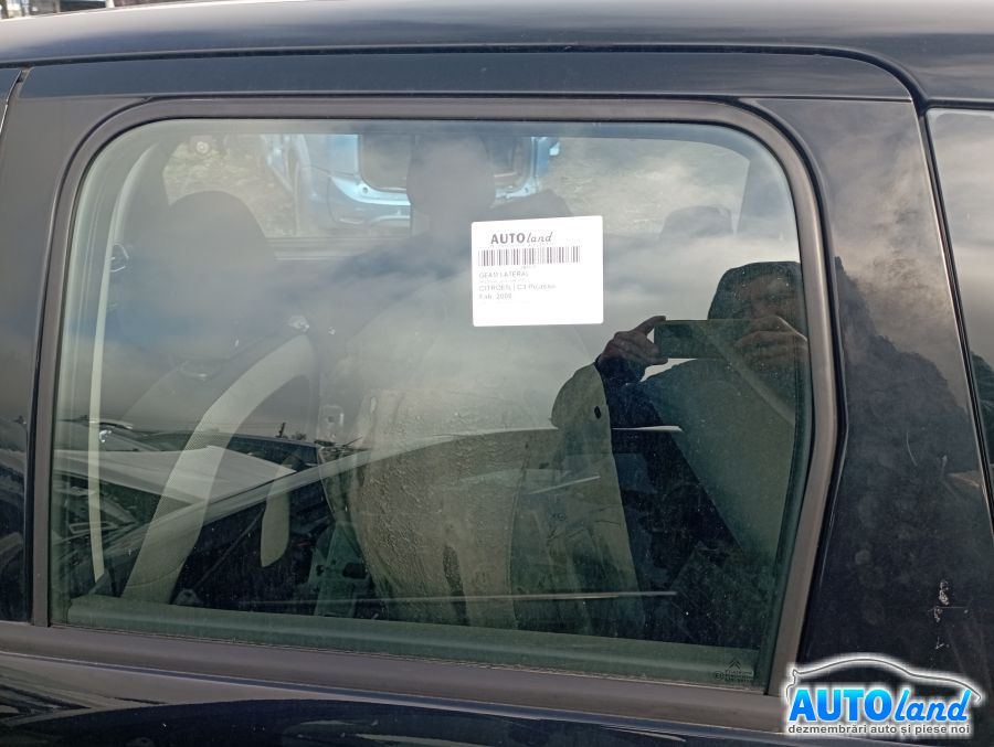 Geam Lateral Stanga Spate Culisant,2015 Citroen C3 Picasso 2009
