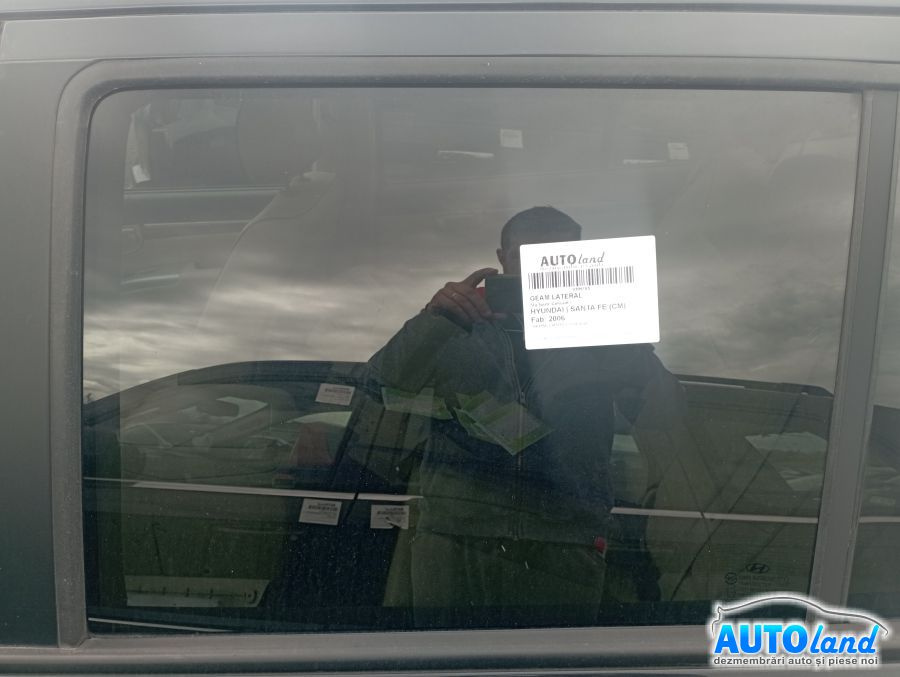 Geam Lateral Stanga Spate Culisant Hyundai SANTA FE CM 2006