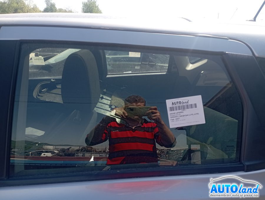 Geam Lateral Stanga Spate Culisant Nissan QASHQAI J10,JJ10 2007