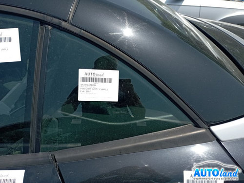 Geam Lateral Stanga Spate Culisant Peugeot 207 CC WD 2007