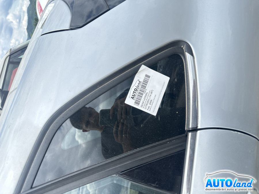 Geam Lateral Stanga Spate Fix de pe Caroserie Citroen C4 B7 2009