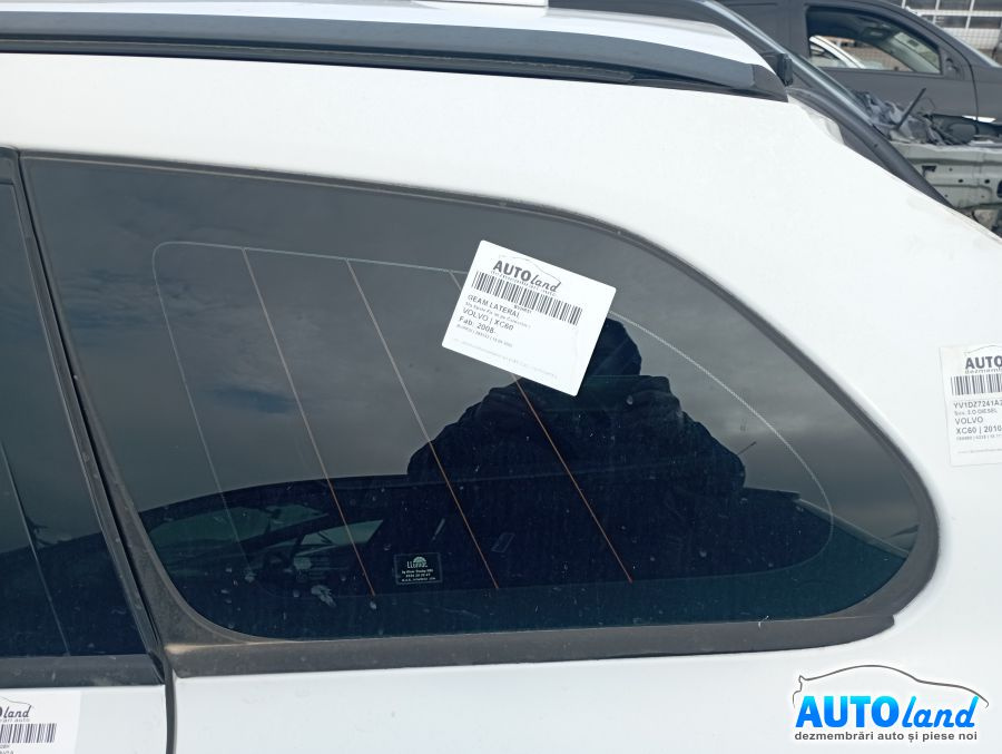 Geam Lateral Stanga Spate Fix de pe Caroserie Volvo XC60 2008