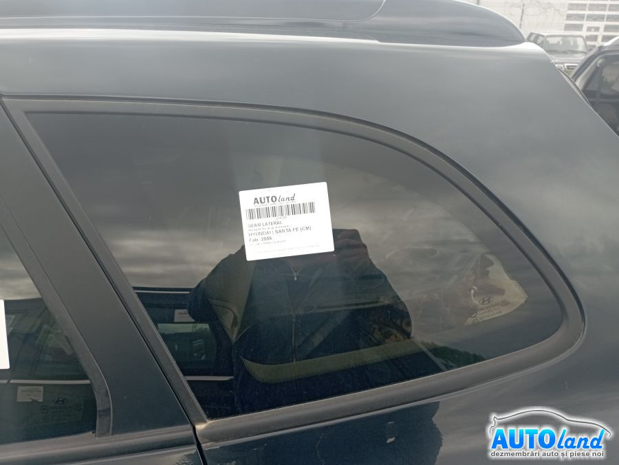 Geam Lateral Stanga Spate Fix de pe Caroserie Hyundai SANTA FE CM 2006
