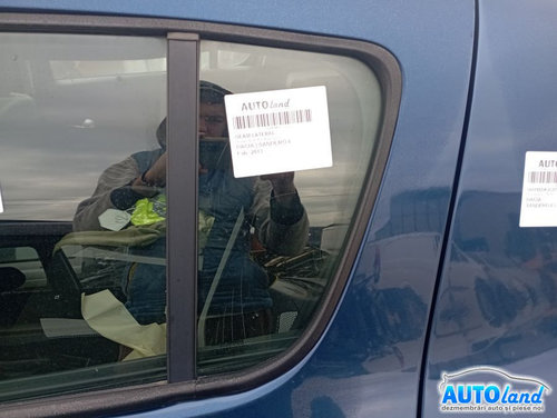 Geam Lateral Stanga Spate Fix de pe Usa Dacia SANDERO II 2013