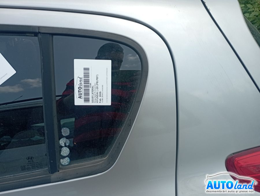 Geam Lateral Stanga Spate Fix de pe Usa Hyundai i20 PB,PBT 2008