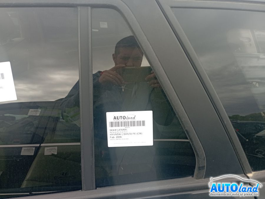 Geam Lateral Stanga Spate Fix de pe Usa Hyundai SANTA FE CM 2006