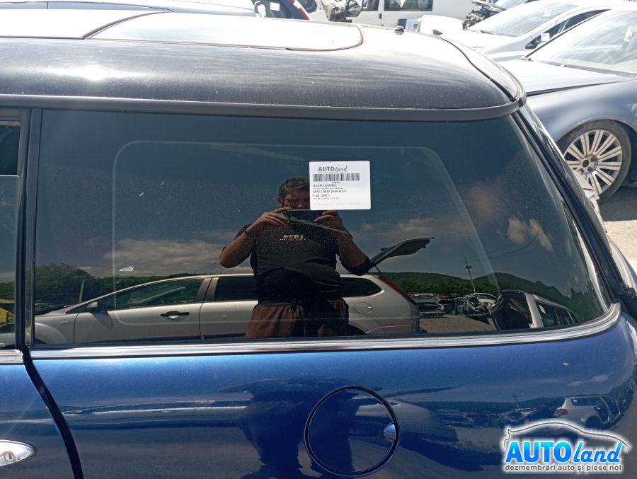 Geam Lateral Stanga Spate Fix, pe Caroserie Mini MINI R50,R53 2001