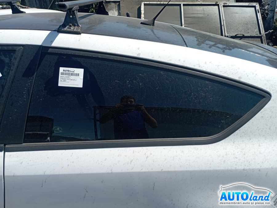 Geam Lateral Stanga Spate Fix pe Caroserie Citroen C4 Cupe LA 2004