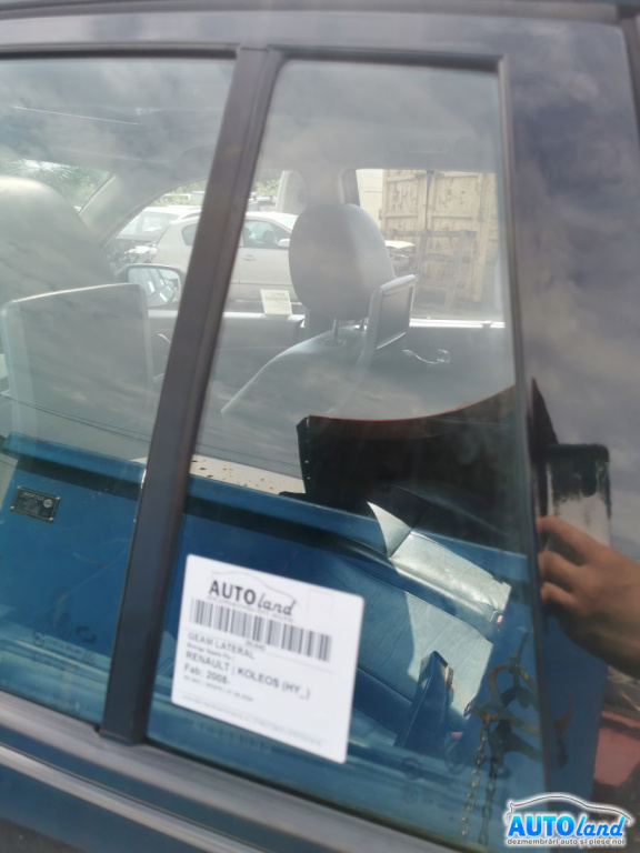 Geam Lateral Stanga Spate Fix Renault KOLEOS HY 2008
